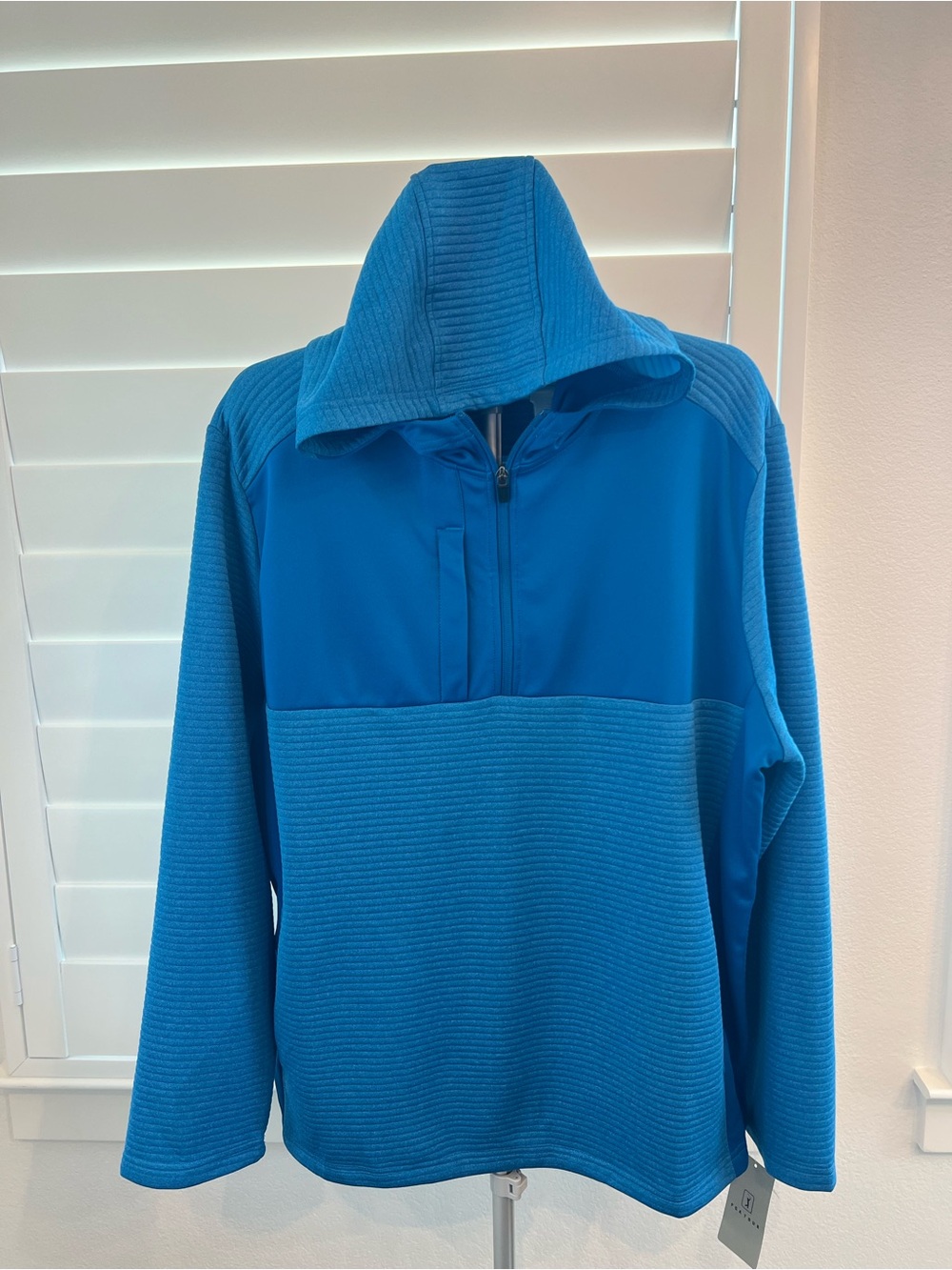 PGA Tour Men's Imperial Blue Quarter-Zip Jacket